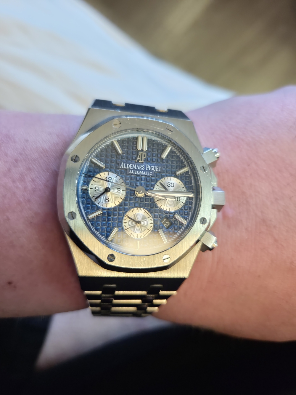 AP Stainless Steel Blue Dial 1:1 REP โ๏ธIdentical Twin ๐ - Picture 6 of 16